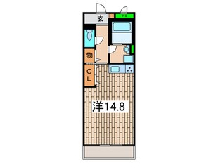 サンケイハイツ山王の物件間取画像